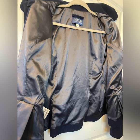 Collectif Vintage London Navy Blue Blazer Jacket - Picture 5 of 11